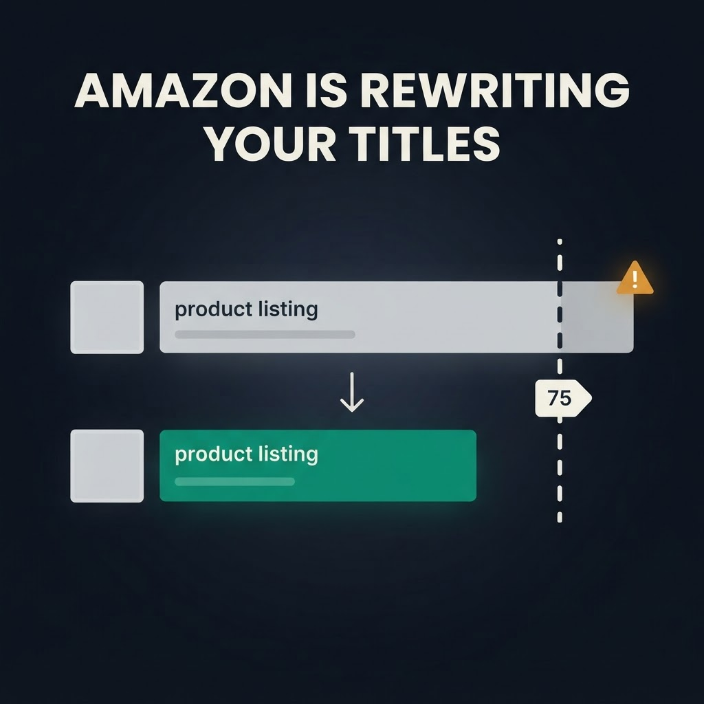 Amazon starts rewriting your product titles today, here's what nobody is pricing in