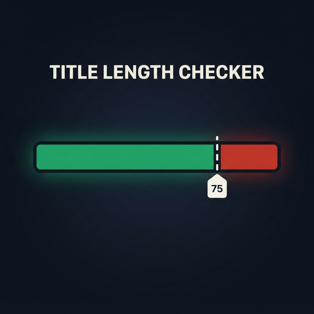 Is your Amazon title over 75 characters? Check any listing free